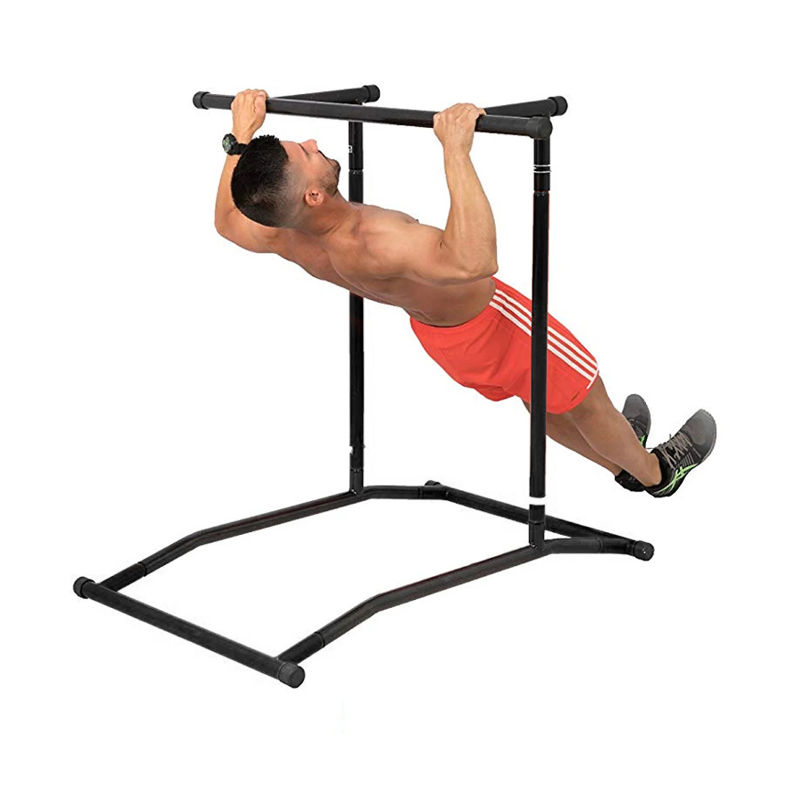 Push Up Stand Bar - อุปกรณ์ออกกำลังกายที่บ้าน บาร์วิดพื้นโลหะ แท่นวิดพื้น บาร์ดึงข้อ และบาร์โหน แบบชิ้นเดียว