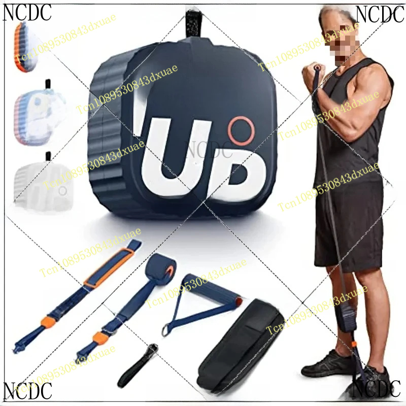Home Gym Portable - อุปกรณ์ฟิตเนสที่บ้าน สายรัดออกกำลังกายปรับแรงต้านได้ 4.4-44 ปอนด์ ระบบยิมพกพา UNITREE