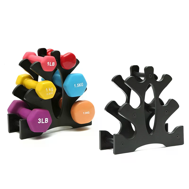 Home Gym Organization - ชั้นวางดัมเบล 3 ชั้น ชั้นวางดัมเบลอเนกประสงค์ ชั้นวางดัมเบลแบบถือได้ สำหรับบ้าน