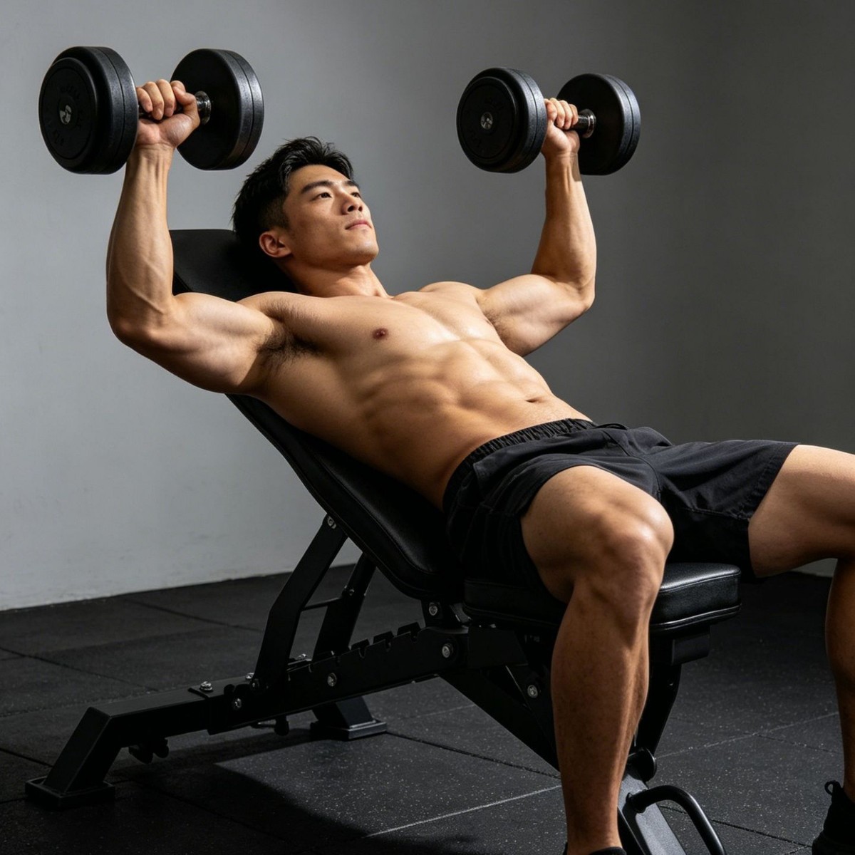 Home Gym Multifunctional - ม้านั่งออกกำลังกายอเนกประสงค์แบบพับได้ ปรับระดับความเอียงได้ สำหรับการออกกำลังกายด้วยดัมเบลและท่าฟลาย