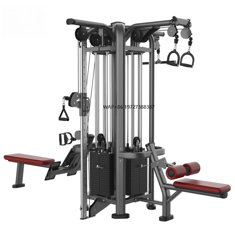 Home Gym Multifunctional - เครื่องออกกำลังกายแบบมัลติสเตชั่น มัลติฟังก์ชั่น ผลิตจากเหล็ก สำหรับฝึกความแข็งแรงของร่างกายทั้งหมด เหมาะสำหรับใช้ในบ้าน