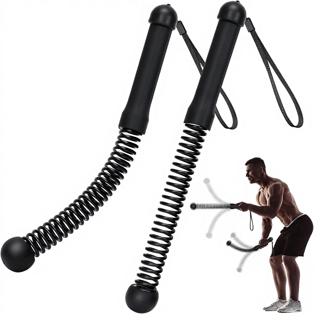Home Gym Portable - เชือกออกกำลังกายแบบไร้สายรุ่นอัพเกรด 2 ชิ้น น้ำหนักเบา 16.9 นิ้ว