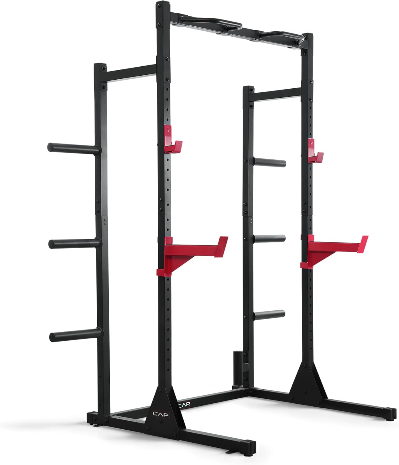 Home Gym Gym Equipment - อุปกรณ์ออกกำลังกายที่บ้าน, วัสดุเหล็ก, หลายสี, แร็คยกน้ำหนักพร้อมบาร์โหนและอุปกรณ์เสริม