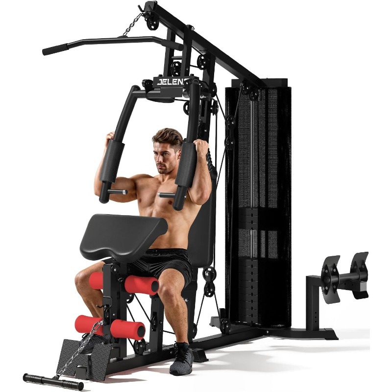 Home Gym Multifunctional - JELENS โฮมยิม, อุปกรณ์ออกกำลังกายอเนกประสงค์ H11, สถานีออกกำลังกายพร้อมน้ำหนัก 150