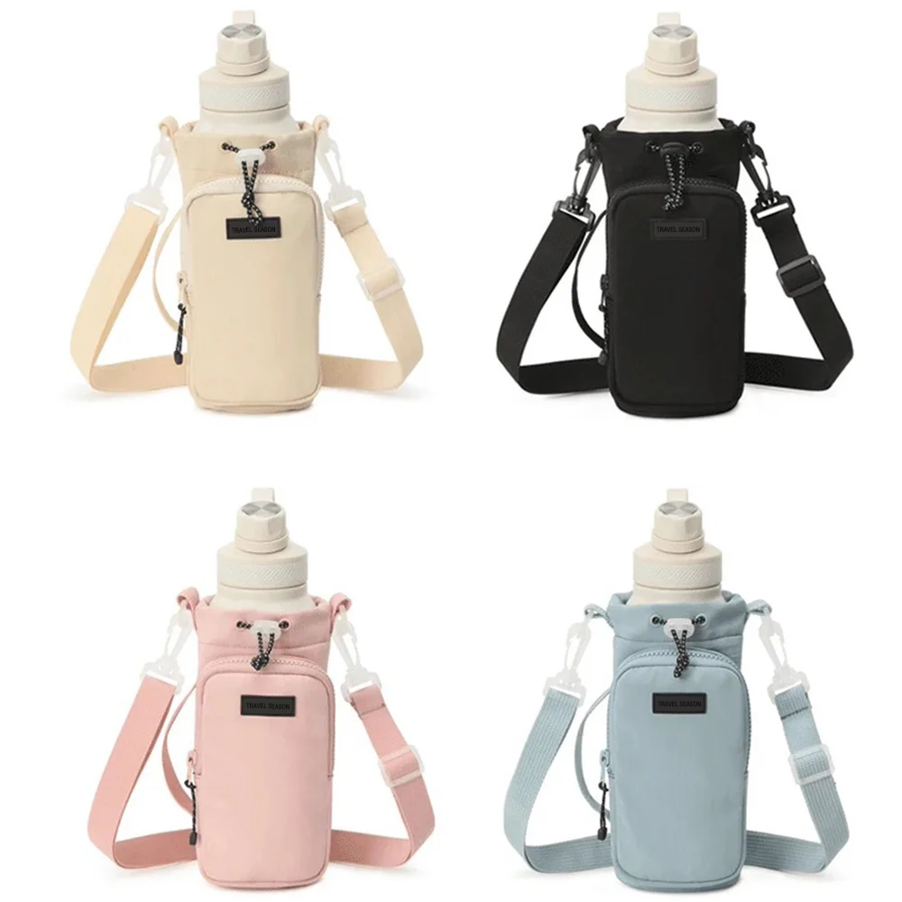 Home Gym Portable - กระเป๋าใส่ขวดน้ําแบบพกพาพร้อมสายสะพายไหล่ปรับได้ขวดน้ําสําหรับเดินเดินป่าตั้งแคมป์ยิม