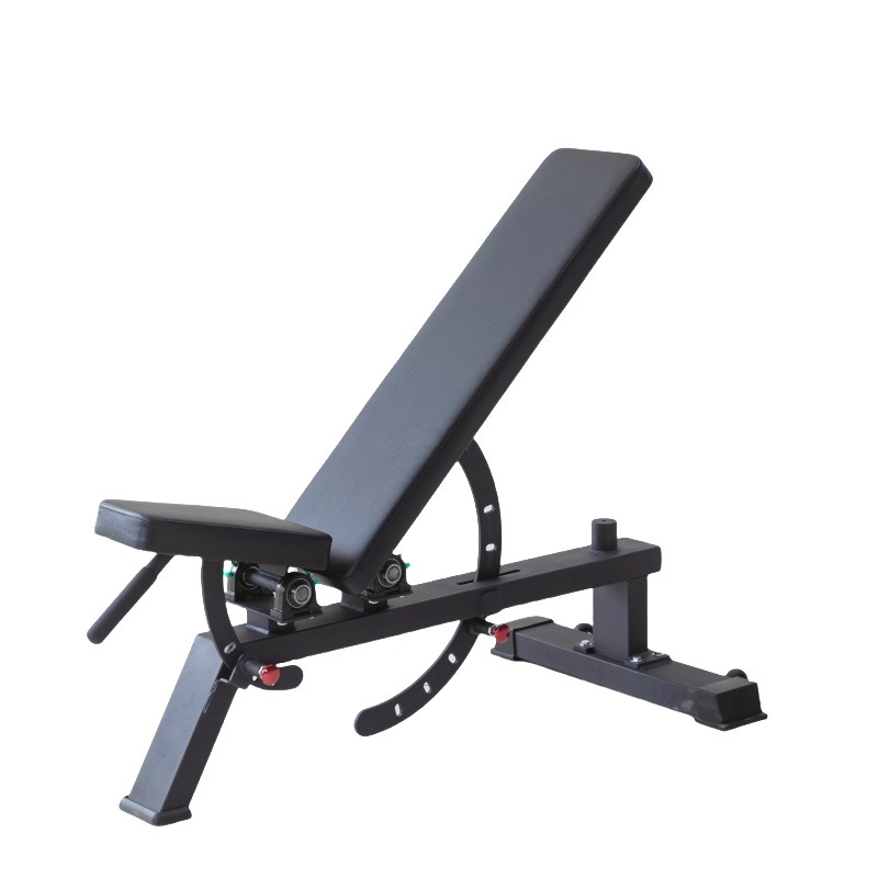 Home Gym Multifunctional - อุปกรณ์ออกกำลังกายที่บ้าน: ม้านั่งอเนกประสงค์ คุณภาพระดับเชิงพาณิชย์ ปรับระดับได้ พับเก็บได้ สำหรับการฝึกเวทและดัมเบล