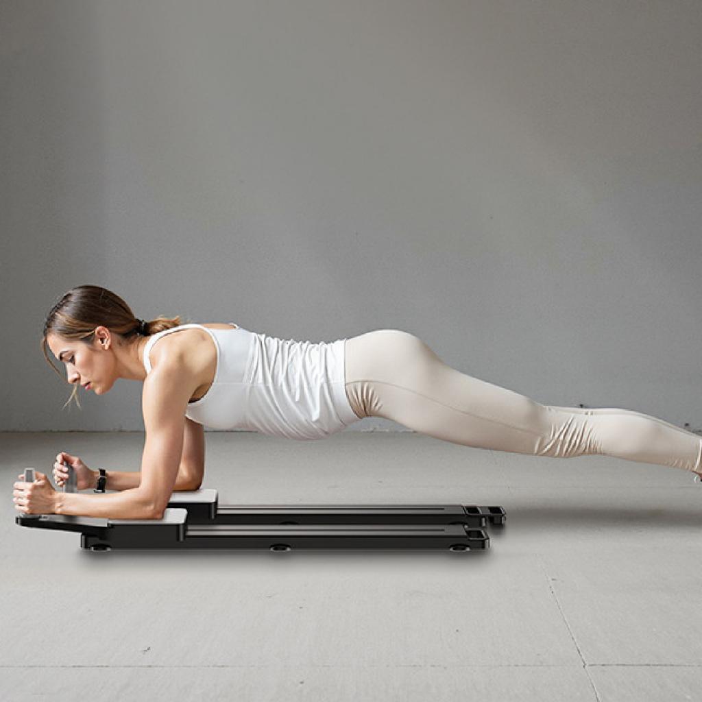 Home Gym Resistance Machine - ชุดเครื่องออกกําลังกายแบบเต็มตัวพับขาออกกําลังกายที่บ้านแบบปรับได้ Core และเทรนเนอร์หน้าท้องพร้อมแถบต้านทานสําหรับการปรับกล้ามเนื้อ
