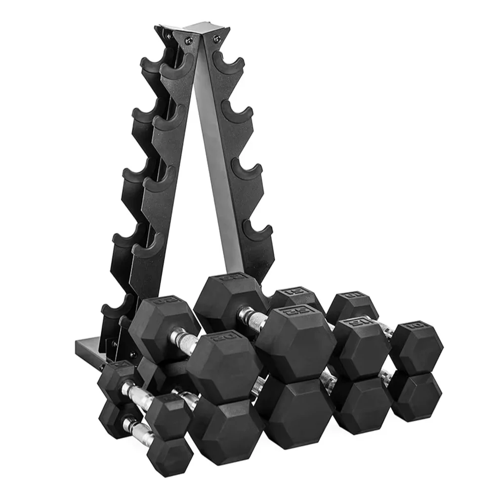 Hex Dumbbell Set - ชุดดัมเบลหกเหลี่ยมที่เหมาะสำหรับการออกกำลังกาย ด้วยด้ามจับที่ออกแบบตามหลักสรีรศาสตร์และโครงสร้างที่ทนทาน