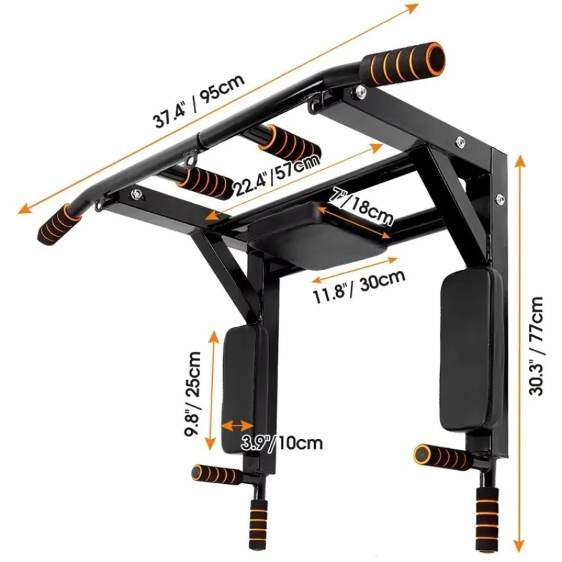 Home Gym Multifunctional - บาร์โหนติดผนังสำหรับใช้ภายในอาคาร อุปกรณ์ออกกำลังกายในบ้านอเนกประสงค์