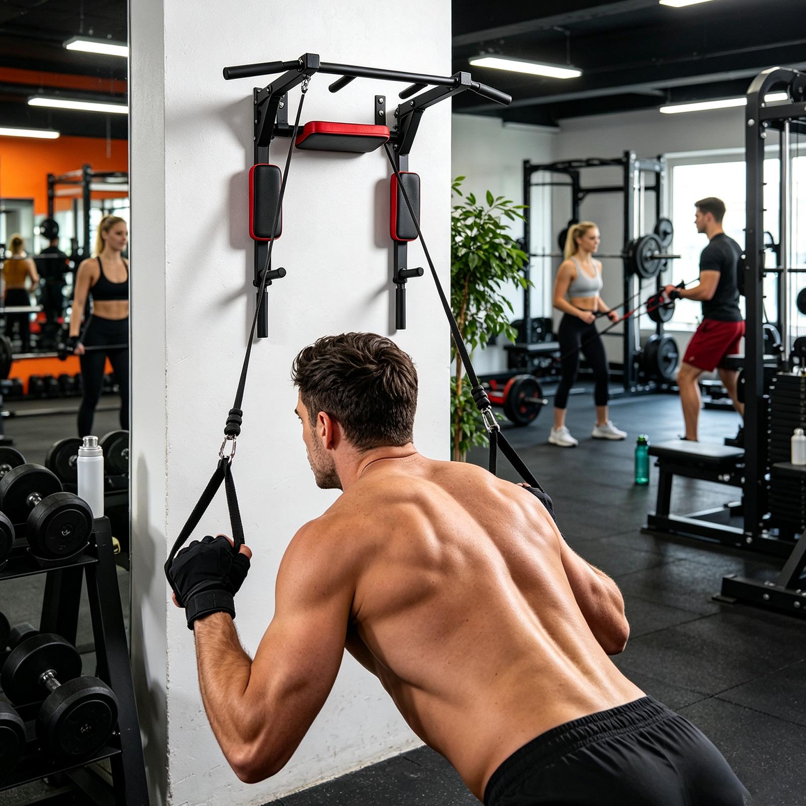 ราวดึงข้อแบบติดผนังอเนกประสงค์ - Home Gym Organization บทวิจารณ์และราคา