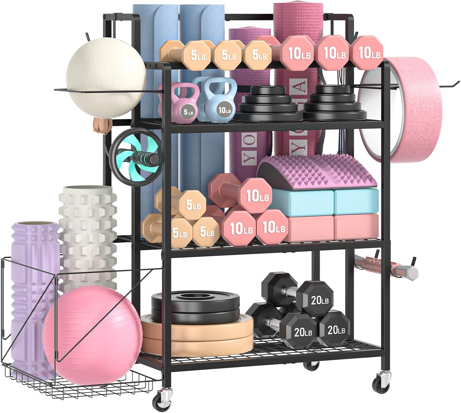 ที่เก็บอุปกรณ์ออกกำลังกายที่บ้ - Home Gym Gym Equipment บทวิจารณ์และราคา