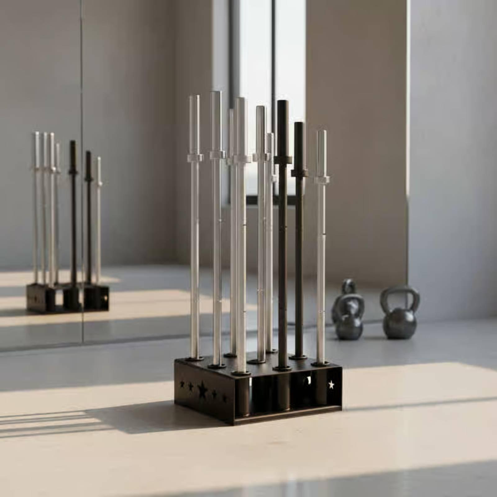 ชั้นวางบาร์เบลแบบตั้งพื้น 9 ช่ - Home Gym Organization บทวิจารณ์และราคา