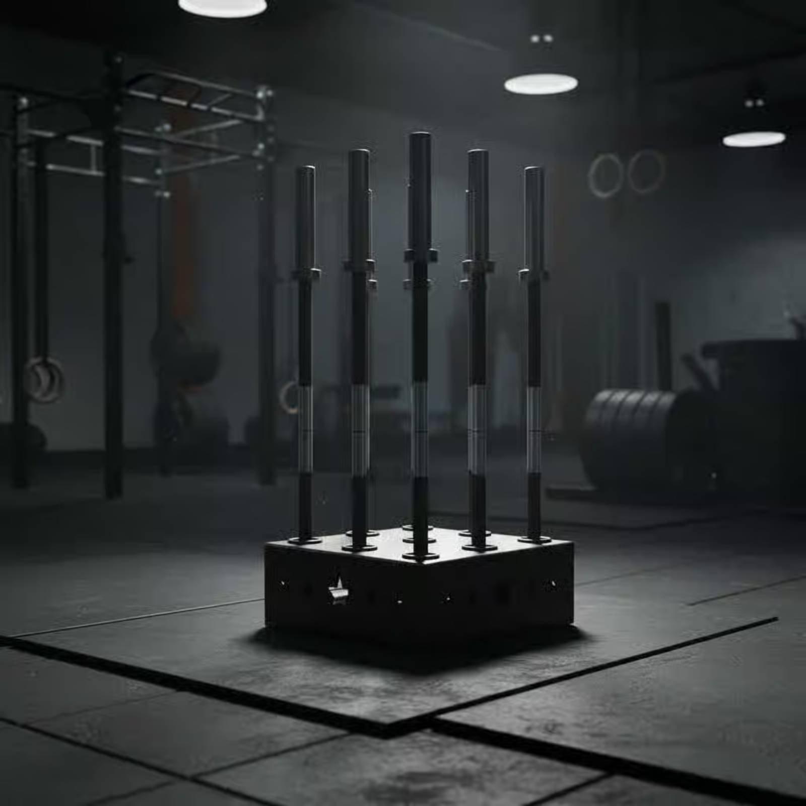 ชั้นวางบาร์เบลแบบตั้งพื้น 9 ช่ - Home Gym Organization บทวิจารณ์และราคา