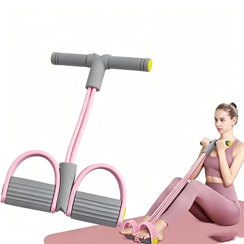สายยางยืดออกกำลังกายแบบ 4 ท่อร - Home Gym Resistance Machine บทวิจารณ์และราคา