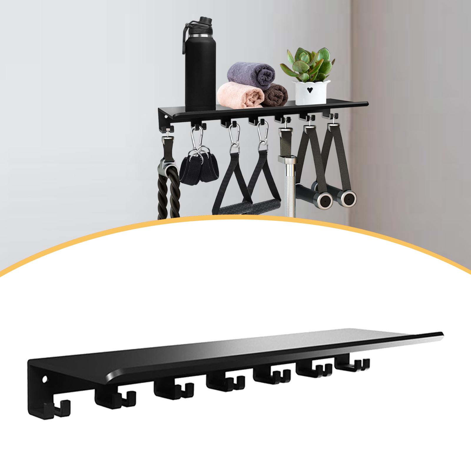 ชั้นวางของแบบลอยตัวพร้อมตะขอ ช - Home Gym Organization บทวิจารณ์และราคา