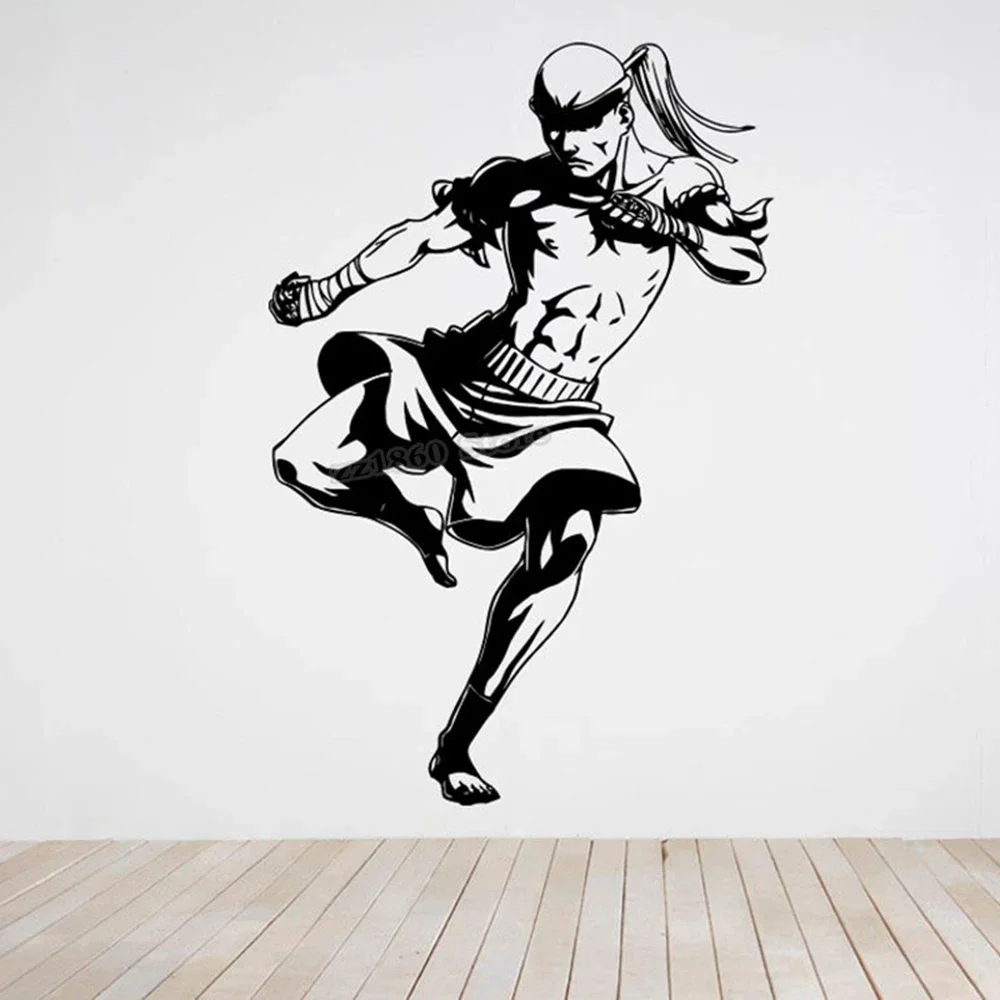 ไวนิล Wall Decal มวยไทยมวยไทยศ - Home Gym Layout บทวิจารณ์และราคา