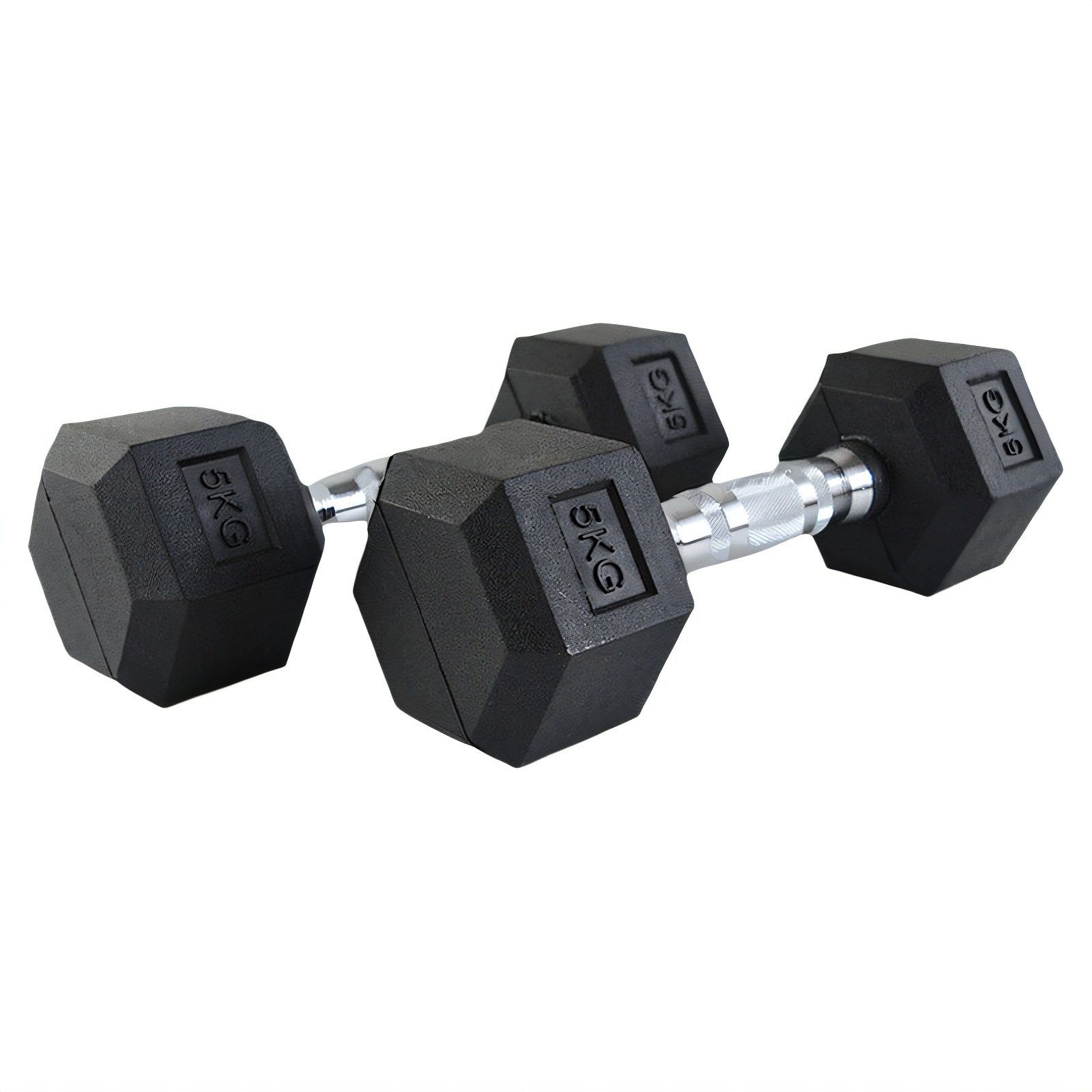 ดัมเบลหกเหลี่ยมเคลือบสีดำสำหรั - Hex Dumbbell Set บทวิจารณ์และราคา