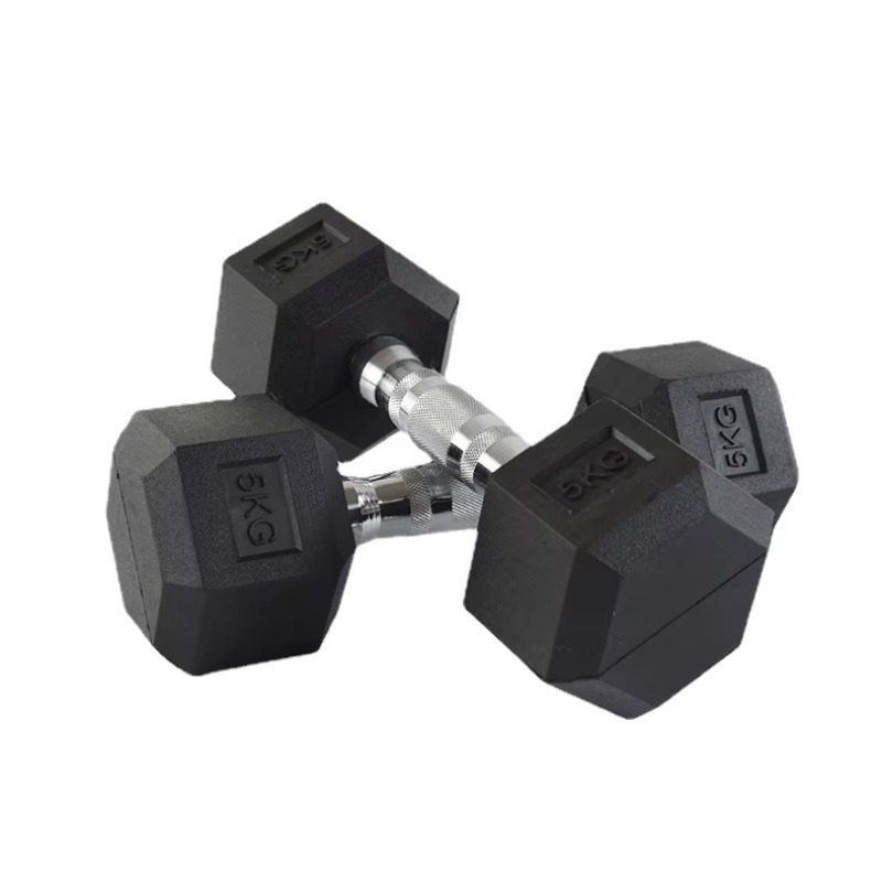 ดัมเบลหกเหลี่ยมเคลือบสีดำสำหรั - Hex Dumbbell Set บทวิจารณ์และราคา