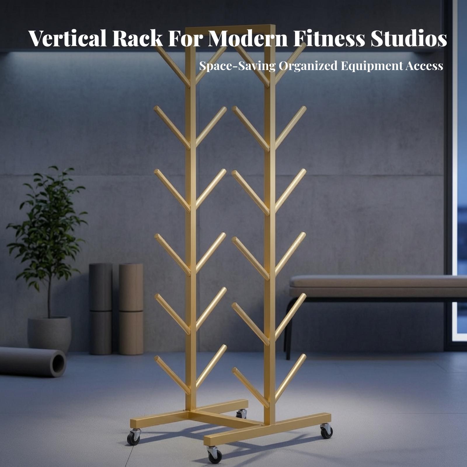 ชั้นวางเสื่อโยคะแบบหกชั้น ทำจา - Home Gym Organization บทวิจารณ์และราคา