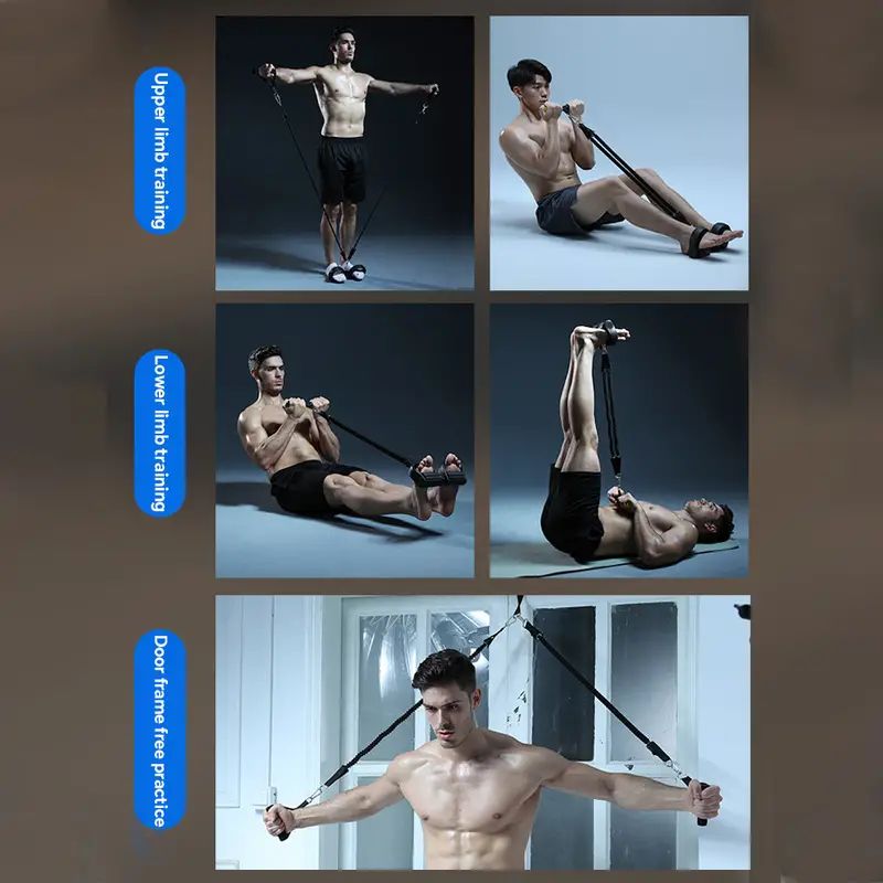 เหยียบความตึงเครียดเชือกดึงออก - Home Gym Resistance Machine บทวิจารณ์และราคา