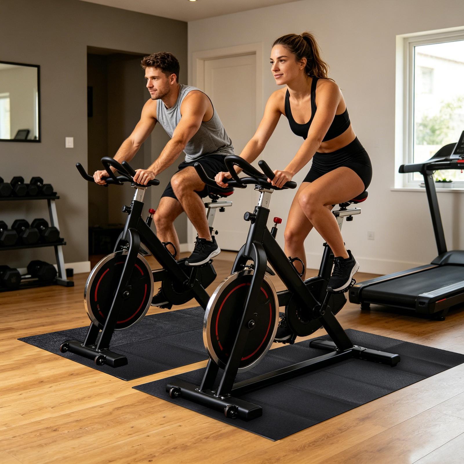 แผ่นรองลู่วิ่งไฟฟ้าแบบหนา กันน - Home Gym Gym Equipment บทวิจารณ์และราคา