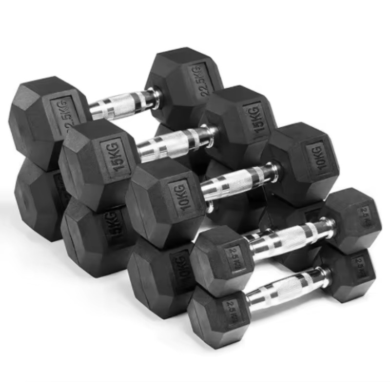 ดัมเบลเหล็กหล่อสำหรับฟิตเนสและ - Hex Dumbbell Set บทวิจารณ์และราคา