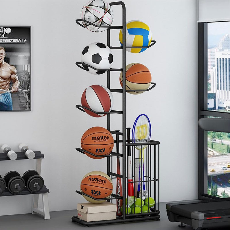 ชั้นวางเก็บลูกบอลกีฬา บาสเก็ตบ - Home Gym Organization บทวิจารณ์และราคา