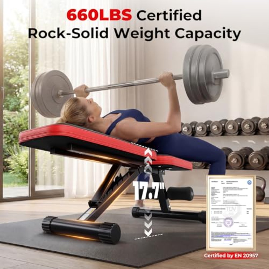ม้านั่งยกน้ำหนักปรับระดับได้สำ - Home Gym Design บทวิจารณ์และราคา