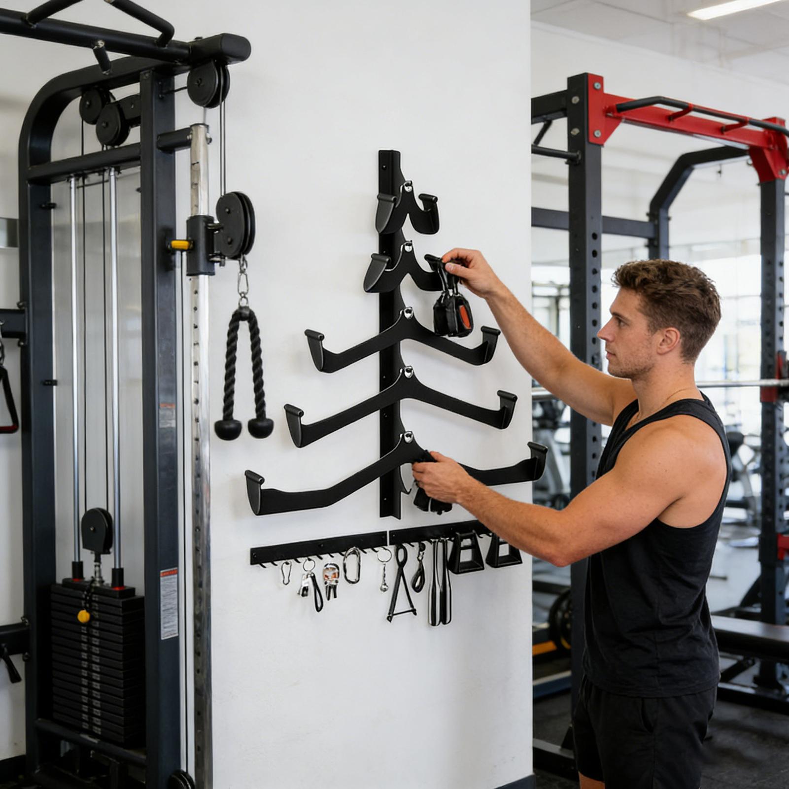 ชั้นวางอุปกรณ์ออกกำลังกายสำหรั - Home Gym Organization บทวิจารณ์และราคา